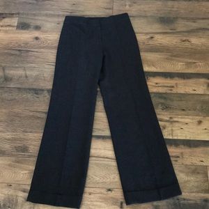 Ann Taylor Fully Lined Gray trousers wide leg